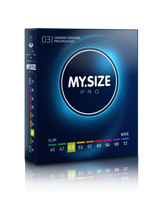 MY SIZE PRO PRESERVATIVOS 49 MM 3 UNIDADES