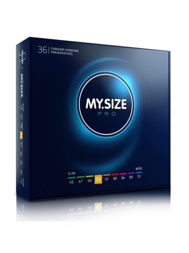 MY SIZE PRO PRESERVATIVOS 53 MM 36 UNIDADES