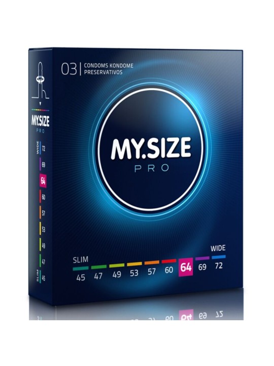 MY SIZE PRO PRESERVATIVOS 64 MM 3 UNIDADES