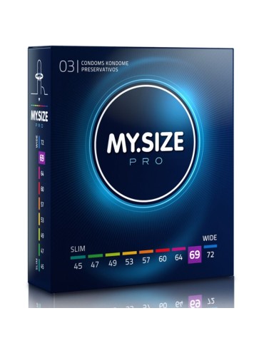 MY SIZE PRO PRESERVATIVOS 69 MM 3 UNIDADES