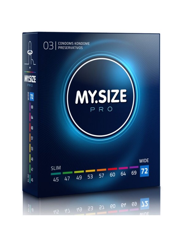 MY SIZE PRO PRESERVATIVOS 72 MM 3 UNIDADES
