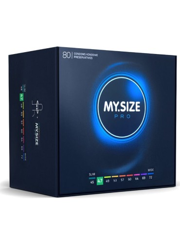 MY SIZE PRO PRESERVATIVOS 47 MM 80 UNIDADES