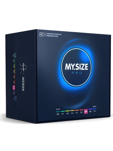 MY SIZE PRO PRESERVATIVOS 64 MM 80 UNIDADES