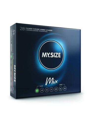 MY SIZE MIX PRESERVATIVOS 47 MM 28 UNIDADES