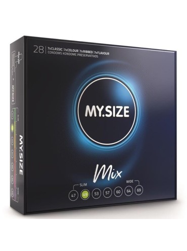 MY SIZE MIX PRESERVATIVOS 49 MM 28 UNIDADES