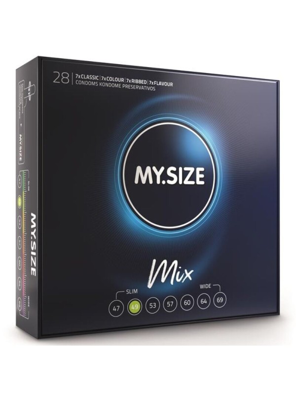 MY SIZE MIX PRESERVATIVOS 49 MM 28 UNIDADES