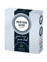 MISTER SIZE PRESERVATIVOS TALLA XS 47 MM 3 UNIDADES