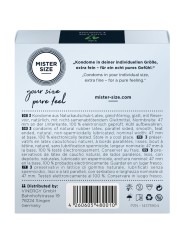 MISTER SIZE PRESERVATIVOS TALLA XS 47 MM 3 UNIDADES