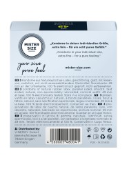 MISTER SIZE PRESERVATIVOS TALLA S 49 MM 3 UNIDADES