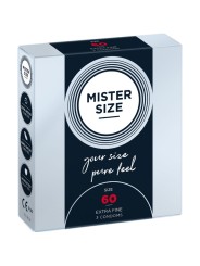 MISTER SIZE PRESERVATIVOS TALLA XL 60 MM 3 UNIDADES