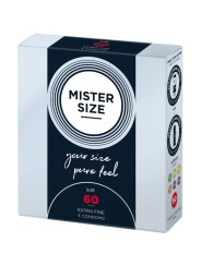 MISTER SIZE PRESERVATIVOS TALLA XL 60 MM 3 UNIDADES