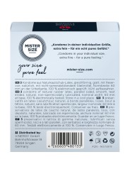 MISTER SIZE PRESERVATIVOS TALLA XL 60 MM 3 UNIDADES