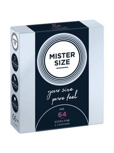 MISTER SIZE PRESERVATIVOS TALLA XXL 64 MM 3 UNIDADES