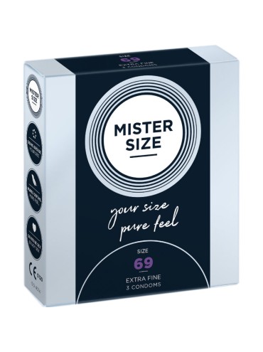 MISTER SIZE PRESERVATIVOS TALLA XXXL 69 MM 3 UNIDADES