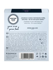 MISTER SIZE PRESERVATIVOS TALLA XXXL 69 MM 3 UNIDADES