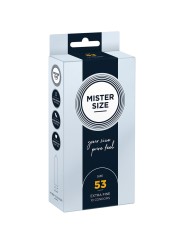 MISTER SIZE PRESERVATIVOS TALLA M 53 MM 10 UNIDADES