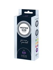MISTER SIZE PRESERVATIVOS TALLA XXXL 69 MM 10 UNIDADES