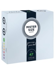 MISTER SIZE PRESERVATIVOS TALLA XS 47 MM 36 UNIDADES