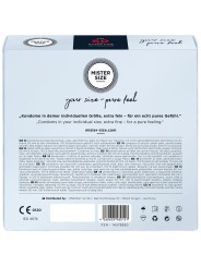 MISTER SIZE PRESERVATIVOS TALLA XL 60 MM 36 UNIDADES