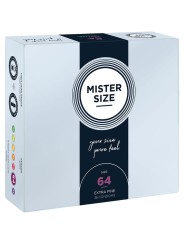 MISTER SIZE PRESERVATIVOS TALLA XXL 64 MM 36 UNIDADES