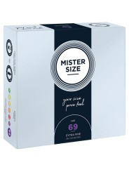 MISTER SIZE PRESERVATIVOS TALLA XXXL 69 MM 36 UNIDADES