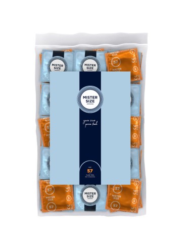 MISTER SIZE PRESERVATIVOS TALLA L 57 MM 100 UNIDADES