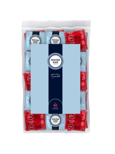 MISTER SIZE PRESERVATIVOS TALLA XL 60 MM 100 UNIDADES