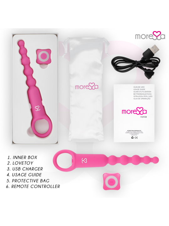 MORESSA RONIE POTENTE ROSARIO ANAL CONTROL REMOTO ROSA