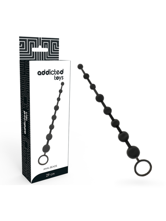 ADDICTED TOYS ANAL BEADS 29 CM NEGRO