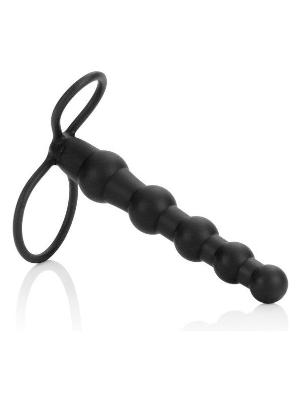 CALEXOTICS BEADED DUAL PENETRATOR PENETRADOR DOBLE