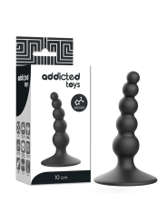 ADDICTED TOYS ANAL SEXUAL PLUG 10 CM NEGRO