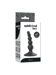 ADDICTED TOYS ANAL SEXUAL PLUG 10 CM NEGRO