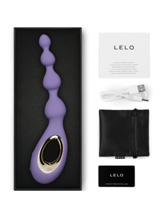 LELO SORAYA BEADS MASAJEADOR ANAL VIOLETA