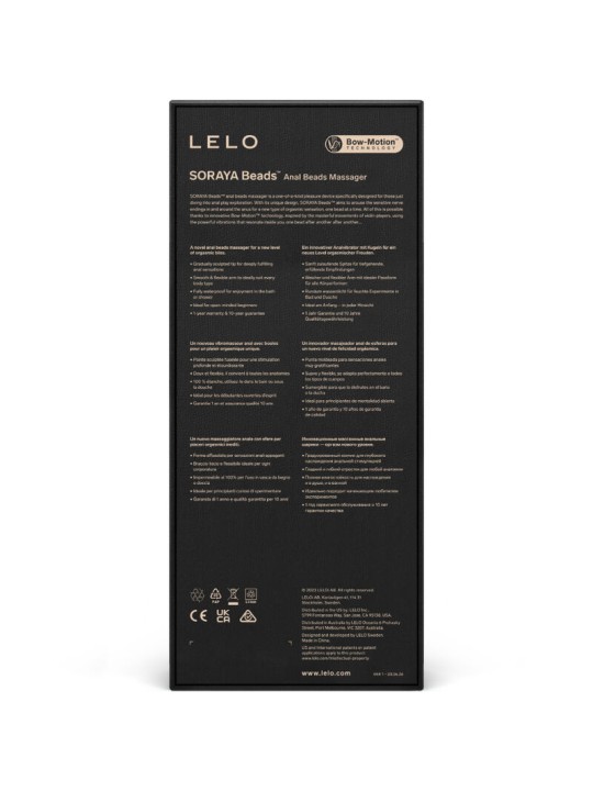 LELO SORAYA BEADS MASAJEADOR ANAL VIOLETA