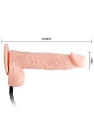 BAILE INFLATABLE DILDO HINCHABLE REALISTICO CON VENTOSA 15 CM