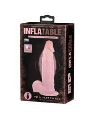 BAILE INFLATABLE DILDO HINCHABLE REALISTICO CON VENTOSA 15 CM