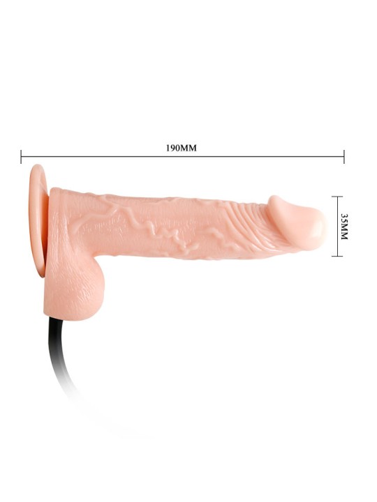 BAILE DILDO REALISTICO VIBRADOR E INFLABLE