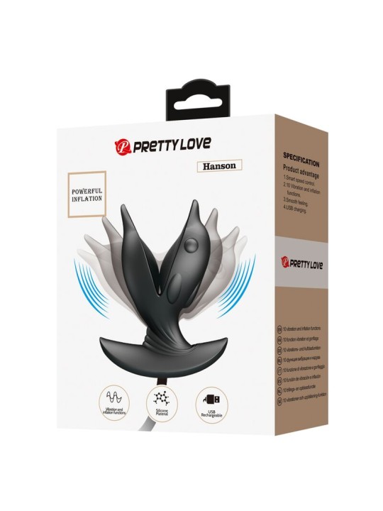 PRETTY LOVE PLUG ANAL DELFIN INFLABLE RECARGABLE