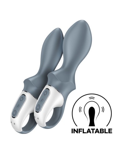 SATISFYER AIR PUMP BOOTY 1 VIBRADOR INFLABLE ANAL GRIS