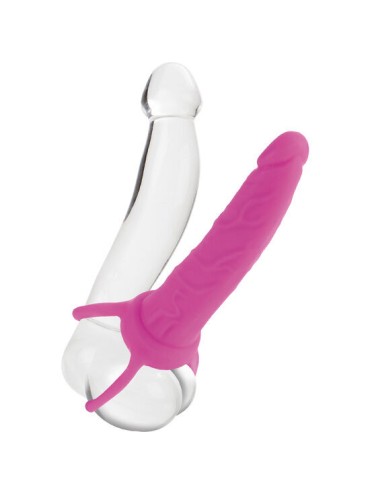 CALEXOTICS DUAL PENETRATOR DILDO CON ARNES ROSA