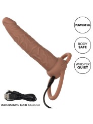 CALEXOTICS PERFORMANCE MAXX DOBLE PENETRADOR RECARGABLE PIEL MORENO