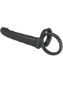 PRETTY LOVE MOSES ANILLO DOBLE PENE PARA DONLE PENETACION NEGRO