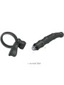 PRETTY LOVE TATUM ANILLO VIBRADOR PENE CON PLUG 10 VIBRACIONES NEGRO