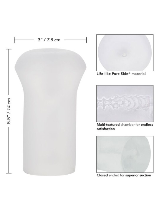 CALEXOTICS MASTURBADOR BOUNDLESS STROKER TRANSPARENTE