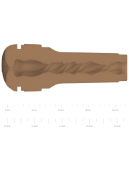 KIIROO FEEL STROKER GENERIC BUTT MASTURBADOR MID BROWN