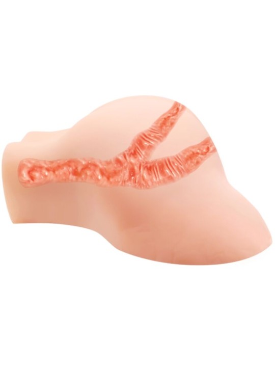 CRAZY BULL VAGINA Y ANO CON MALLA REALISTA CON VIBRACION