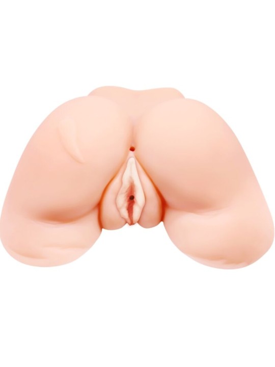 CRAZY BULL VAGINA Y ANO CON MALLA REALISTA CON VIBRACION