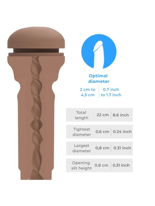 KIIROO FEEL STROKER MASTURBADOR TRASERO EXTRA APRETADO MULATO