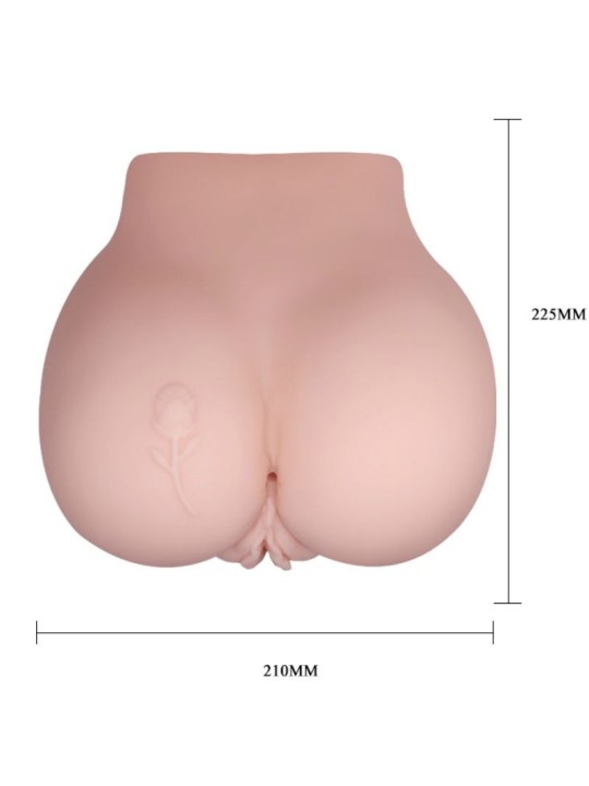 CRAZY BULL VAGINA Y ANO CON TATUAJE REALISTICOS CON VIBRACION