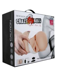 CRAZY BULL VAGINA Y ANO CON TATUAJE REALISTICOS CON VIBRACION